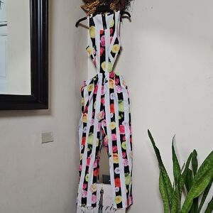 Floral Striped Jumpsuit